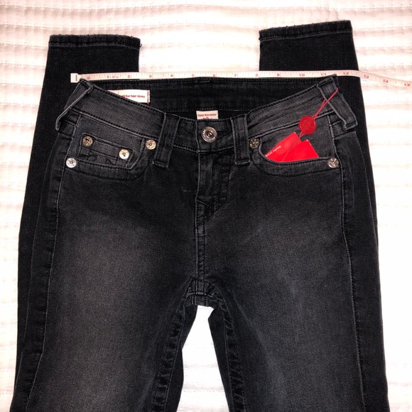 ‼️SOLD‼️ True Religion Halle Mid Rise Super Skinny Jeans, Size: 25, NWT - Picture 1 of 7